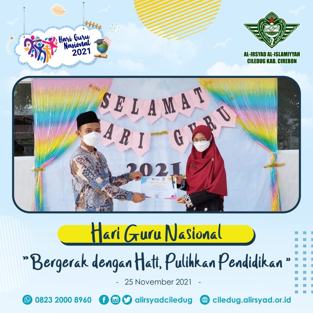 Hari Guru Nasional 2021, LPP AlIrsyad Ciledug Kab. Cirebon Gelar